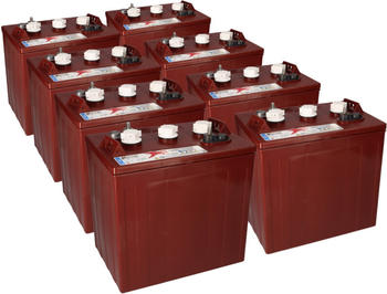 Trojan 8x T-125 Plus 6V 240Ah Deep Cycle Traktionsbatterie ELPT-Anschluss
