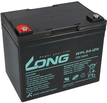Kung Long Akku 12V 34Ah Pb Batterie Bleigel WPL34-12N Longlife