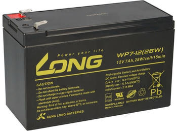 Kung Long WP7-12(28W)-M/F2 12V 7Ah AGM Bleibatterie