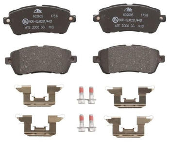 ATE Bremsbel&auml;ge mit Zubeh&ouml;r vorne f&uuml;r Ford Fiesta VI KA+ (13.0460-2605.2)