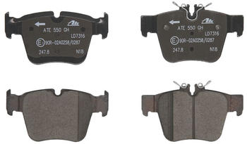 ATE Bremsbel&auml;ge hinten f&uuml;r Mercedes-Benz GLC C-Klasse (13.0470-7316.2)