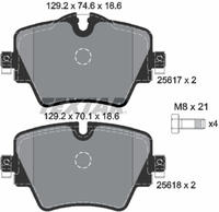 Textar Bremsbelagsatz, Scheibenbremse Q+ 2561701