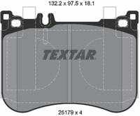 Textar Bremsbelagsatz, Scheibenbremse 2517901
