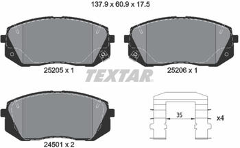 Textar 2520501