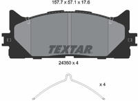 Textar Bremsbelagsatz, Scheibenbremse 2435001