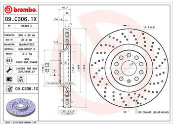 Brembo 09.C306.1X