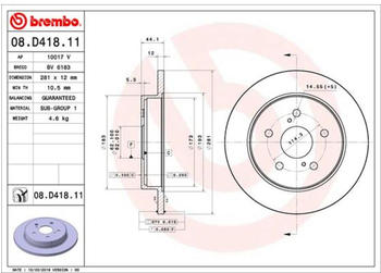 Brembo 08.D418.11