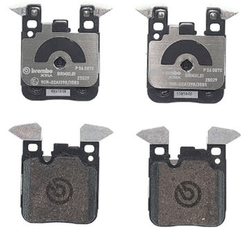 Brembo Bremsbeläge mit Ausgleichsgewichten hinten für BMW 3 1 4 2 (P 06 087X)