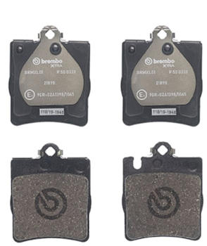 Brembo Bremsbeläge hinten für Mercedes-Benz SLK CLK E-Klasse (P 50 033X)