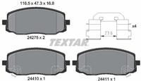 Textar Bremsbelagsatz, Scheibenbremse Q+ 2427501