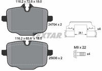 Textar Bremsbelagsatz, Scheibenbremse Q+ 2470401