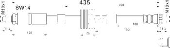 ATE 24.5111-0435.3 Bremsschlauch