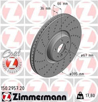Zimmermann Bremsscheibe COAT Z 150.2957.20