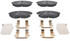 ATE Bremsbelagsatz - Scheibenbremse mit Zubehör vorne rechts links für Hyundai Kona (13.0460-5515.2)
