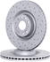 Zimmermann Bremsscheibe Sport Coat Z gelocht vorne rechts links für Seat Leon, VW Golf VI MultiFuel, Passat, B6, Skoda (100.3301.52)