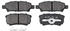 ABS All Brake Systems Bremsbeläge hinten für Chrysler Sebring, Mitsubishi Lancer VIII (37384)