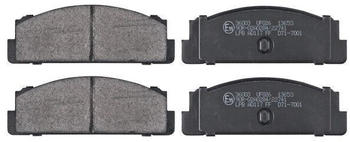 ABS All Brake Systems Bremsbelagsatz Scheibenbremse hinten rechts links für Fiat 124, 1 Sport 1600, 1800, 131 Super X 1/9 1200, Autobianchi A 111 (36003)