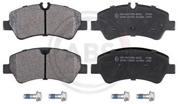 ABS All Brake Systems Bremsbelagsatz Scheibenbremse hinten rechts links für Ford Tourneo Custom V362, Transit V363, RWD (37966)