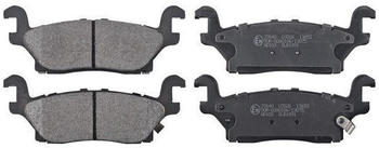 ABS All Brake Systems Bremsbelagsatz Scheibenbremse hinten rechts links für Hummer Hummer H3, V8, Flexfuel H3T (37640)