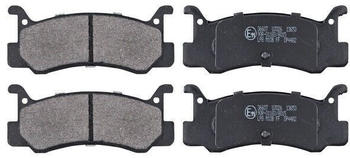 ABS All Brake Systems Bremsbelagsatz Scheibenbremse hinten rechts links für Mazda 323 III GT Mx-3, V6 Daihatsu Charade IV, Turbo Gran (36607)