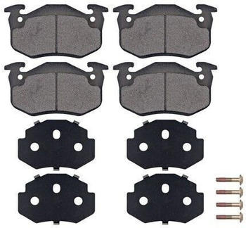 ABS All Brake Systems Bremsbelagsatz Scheibenbremse hinten rechts links für Renault Super 5 Turbo II, Clio Citroen (36580)