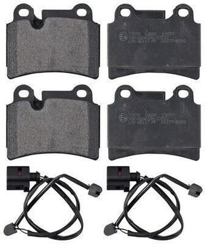 ABS All Brake Systems Bremsbelagsatz Scheibenbremse hinten rechts links für VW Touareg R50 (37575)