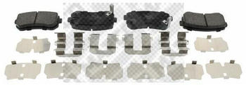 Mapco Bremsbelagsatz Scheibenbremse mit Zubehörhinten rechts links für Hyundai Sonata, V Kia Cee'd, Sportage II (6922/1)