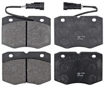 ABS All Brake Systems Bremsbelagsatz Scheibenbremse vorne rechts links für Iveco Daily II 30-8 (37265)
