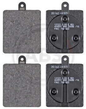 ABS All Brake Systems Bremsbelagsatz Scheibenbremse vorne rechts links für Jaguar E-Type 2+2 Lancia Flavia Fulvia (35162)