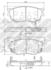 Mapco Bremsbelagsatz Scheibenbremse vorne rechts links für Mazda 626 V, H.P. Turbo DI Premacy (6743)