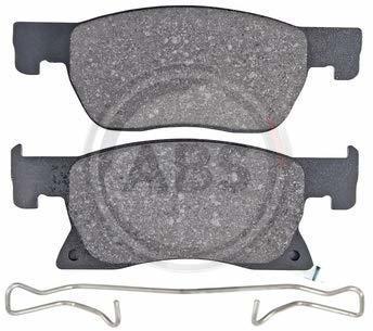 ABS All Brake Systems Bremsbelagsatz Scheibenbremse vorne rechts links für Opel Astra K, Turbo Mk VII K (35123)