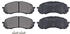 ABS All Brake Systems Bremsbelagsatz Scheibenbremse vorne rechts links für Subaro Impreza F (37443)