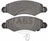 ABS All Brake Systems Bremsbelagsatz Scheibenbremse vorne rechts links für Suzuki Wagon R+ Subaro Justy III, Ignis II, DDiS R (37470)