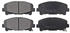 ABS All Brake Systems Bremsbelagsatz Scheibenbremse vorne rechts links für Honda Accord VIII, i-DTECIX (37721)