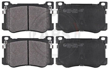 ABS All Brake Systems Bremsbelagsatz Scheibenbremse vorne rechts links für Hyundai Genesis T, (35211)