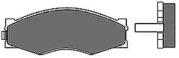 Mapco Bremsbelagsatz Scheibenbremse vorne rechts links für Nissan Bluebird D Laurel, 300zx Silvia GP Prairie Vanette (6655)