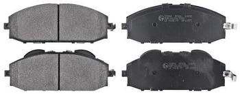 ABS All Brake Systems Bremsbelagsatz Scheibenbremse vorne rechts links für Nissan Patrol Gr V, DTi C (37084)