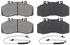 ABS All Brake Systems Bremsbelagsatz Scheibenbremse vorne rechts links für Mercedes-Benz T2ln1 507 D DK, Vario (36665)