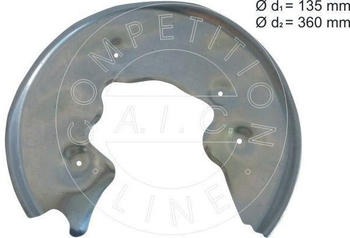 A.I.C. Ankerblech für Bremsscheiben hinten rechts Audi A5 A4 B8 A6 (56150)