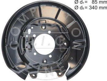A.I.C. Spritzblech, Bremsscheibe hinten links fürRav 4 II 2.4 4WD (58274)