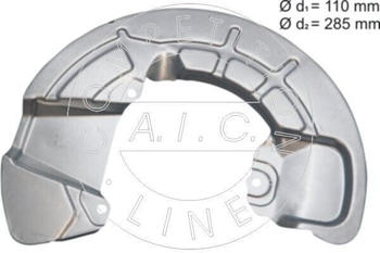 A.I.C. Spritzblech, Bremsscheibe vorne links für Volvo 850, S70, V70, C70 (58831)