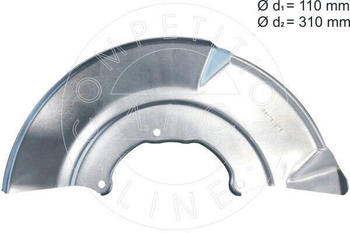 A.I.C. Spritzblech, Bremsscheibe vorne rechts für VW Transporter T4 (56018)