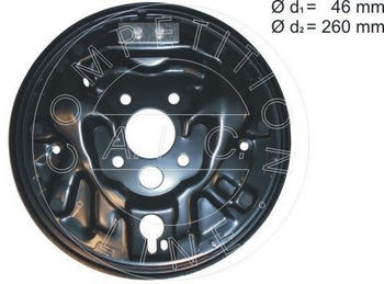 A.I.C. Abdeckblech. Bremstrommel hinten rechts für Skoda Octavia II (56435)