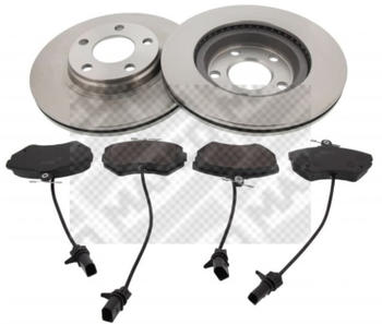 Mapco Bremsscheiben Ø280MM + Bremsbeläge vorne für Audi A4, B5 VW Passat B6 (47924)