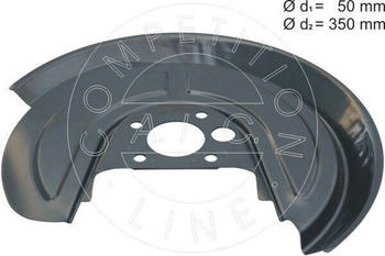 A.I.C. Ankerblech für Bremsscheiben hinten rechts Skoda Octavia II (56580)
