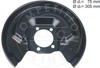 AIC Spritzblech, Bremsscheibe NEW MOBILITY PARTS 58262