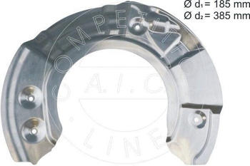 A.I.C. Ankerblech vorne rechts für BMW 6, 7, 5 (57530)