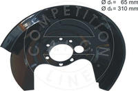 AIC Spritzblech, Bremsscheibe NEW MOBILITY PARTS 56228
