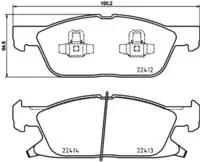 Brembo Bremsbelagsatz, Scheibenbremse PRIME LINE P 24 188