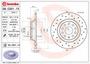 Brembo 08.C501.1X